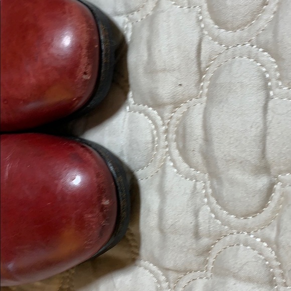 Salvatore Ferragamo tall burgundy boots 6.5AA - Picture 3 of 8